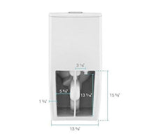 Dual-Flush Elongated One Piece Toilet Bowl - Soft Close Seat with High Efficiency Dual Flush in White