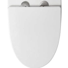 Dual-Flush Elongated One Piece Toilet Bowl - Soft Close Seat with High Efficiency Dual Flush in White