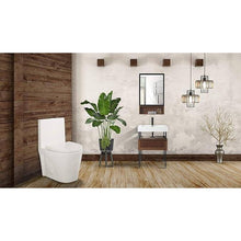 Dual-Flush Elongated One Piece Toilet Bowl - Soft Close Seat with High Efficiency Dual Flush in White