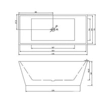 67" Freestanding Tub HB-7102-67 - Modern Oval Acrylic Bathtub for Luxury Bathroom Decor