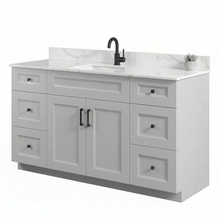 Livia 72" Bathroom Vanity – Solid Wood, Single Sink, Freestanding