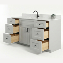 Livia 72" Bathroom Vanity – Solid Wood, Single Sink, Freestanding