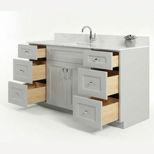 Livia 72" Bathroom Vanity – Solid Wood, Single Sink, Freestanding