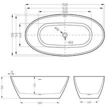 Kodaen EGG PLUS One Piece Freestanding Bathtub