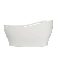 Maax Joan Acrylic Freestanding End Drain Bathtub in White with White Skirt 61 x 32  106387