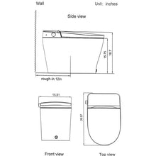 STREAMLINE Integrated Smart Toilet White