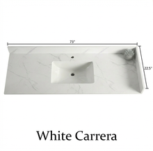 Elara 72" Bathroom Vanity – HDF, Single Sink, Freestanding